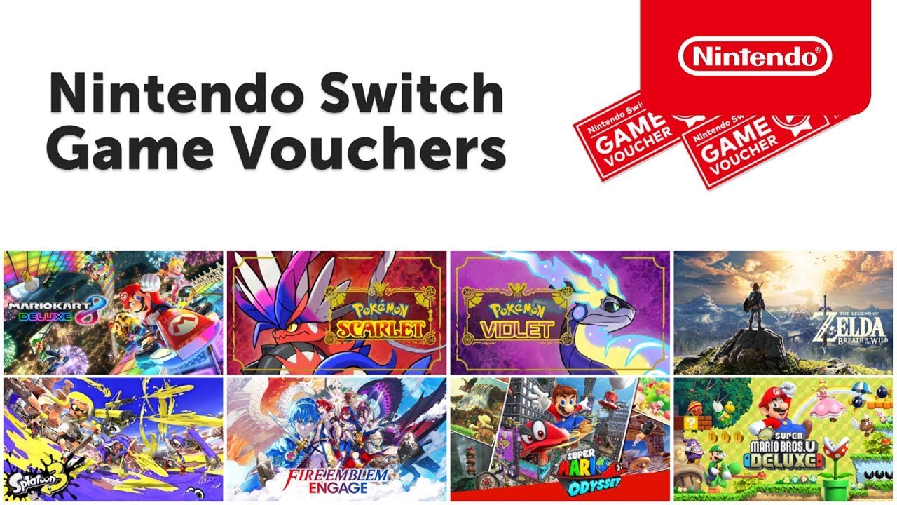 Nintendo Switch Game Vouchers &ndash; Overview Trailer