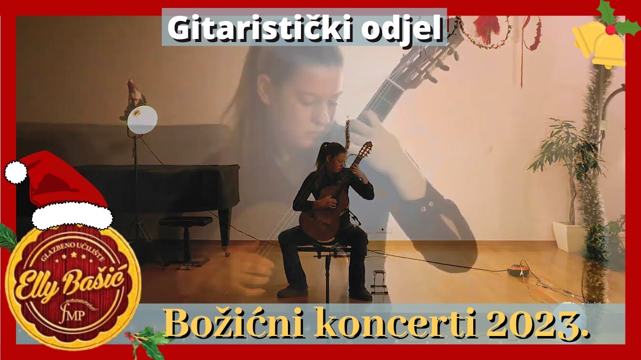 Božićni koncert gitarističkog odjela 2023.