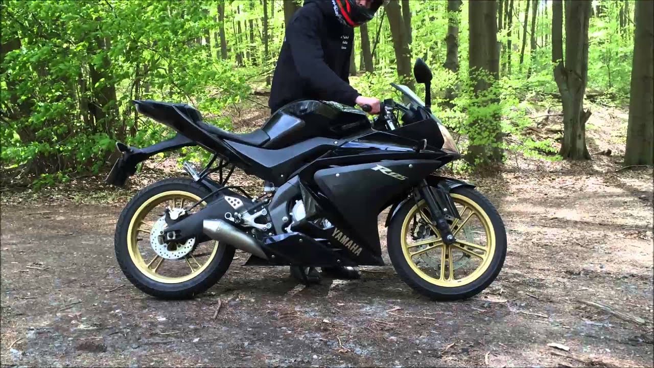 YZF R 125 Leovince SBK Evo GP Style Sound BACKFIRE
