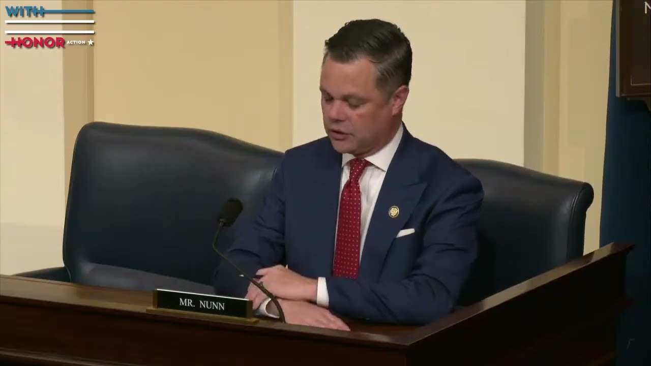 Rep. Zach Nunn's remarks on bipartisan veteran suicide prevention legislation
