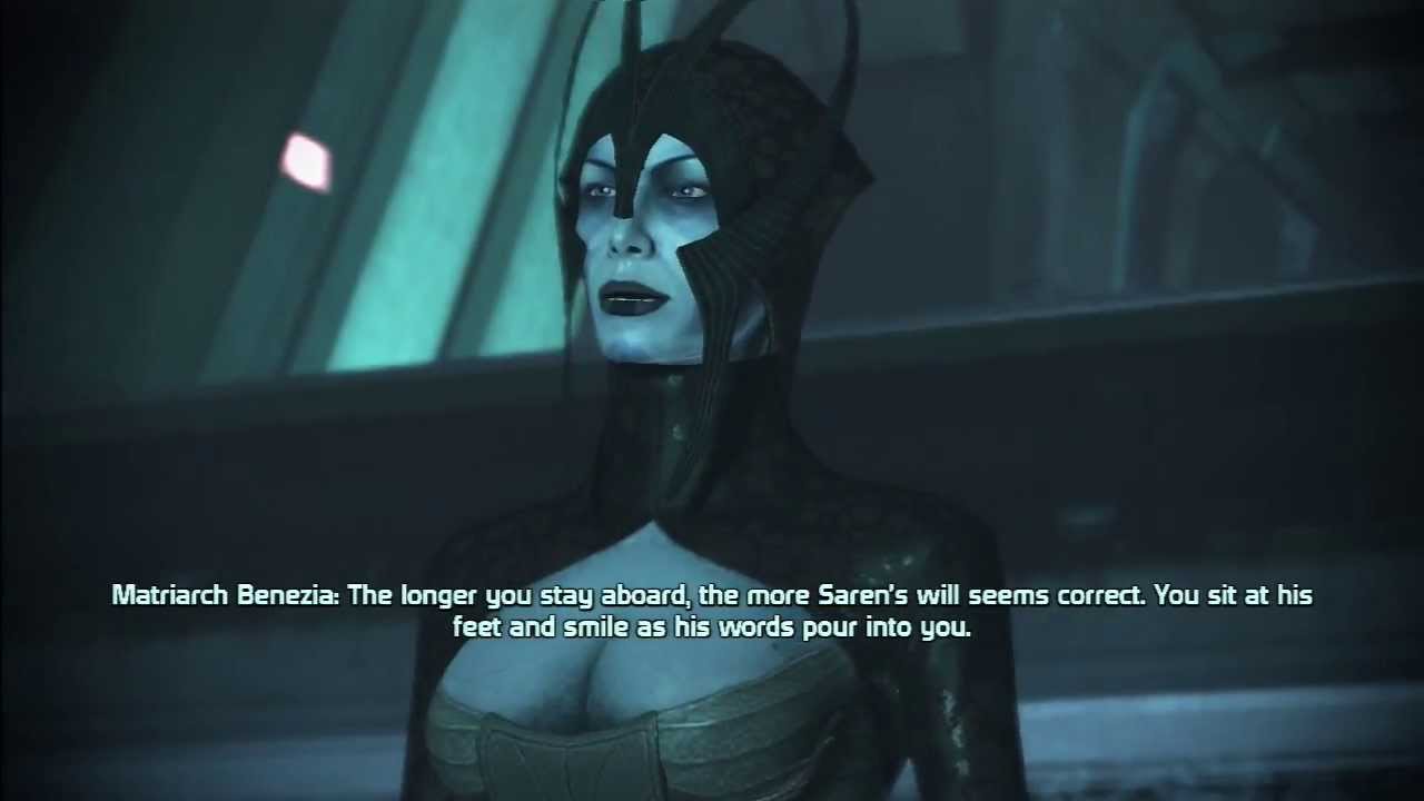 Mass Effect:  Confronting Matriarch Benezia with Liara