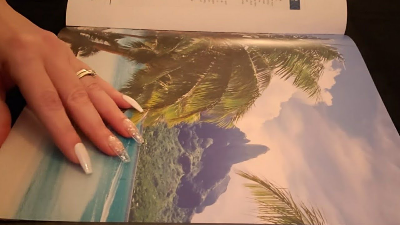 😌 ASMR 1 Hour of Page Turning with Page Rubbing ▪︎ Sleep and Relaxation