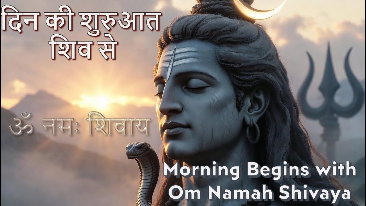 दिन की शुरुआत शिव से Morning Begins with Om Namah Shivaya | Peaceful Shiva Mantra for Positive Start