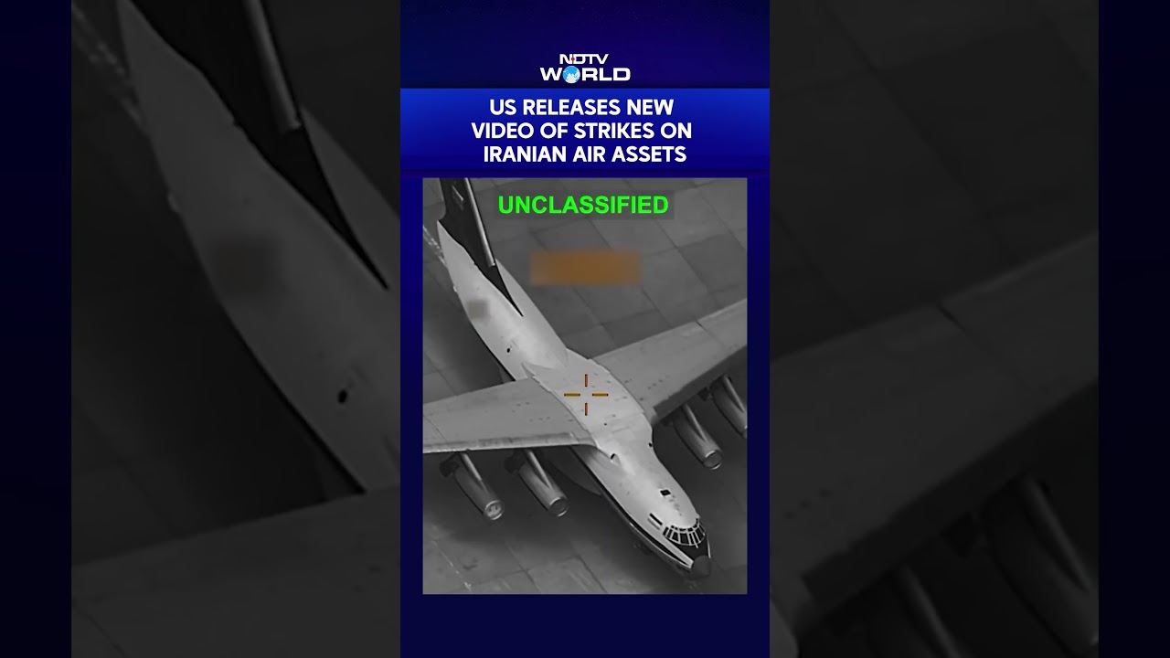 Iran Israel War | US Releases Video Of Attack On Iranian Air Assets