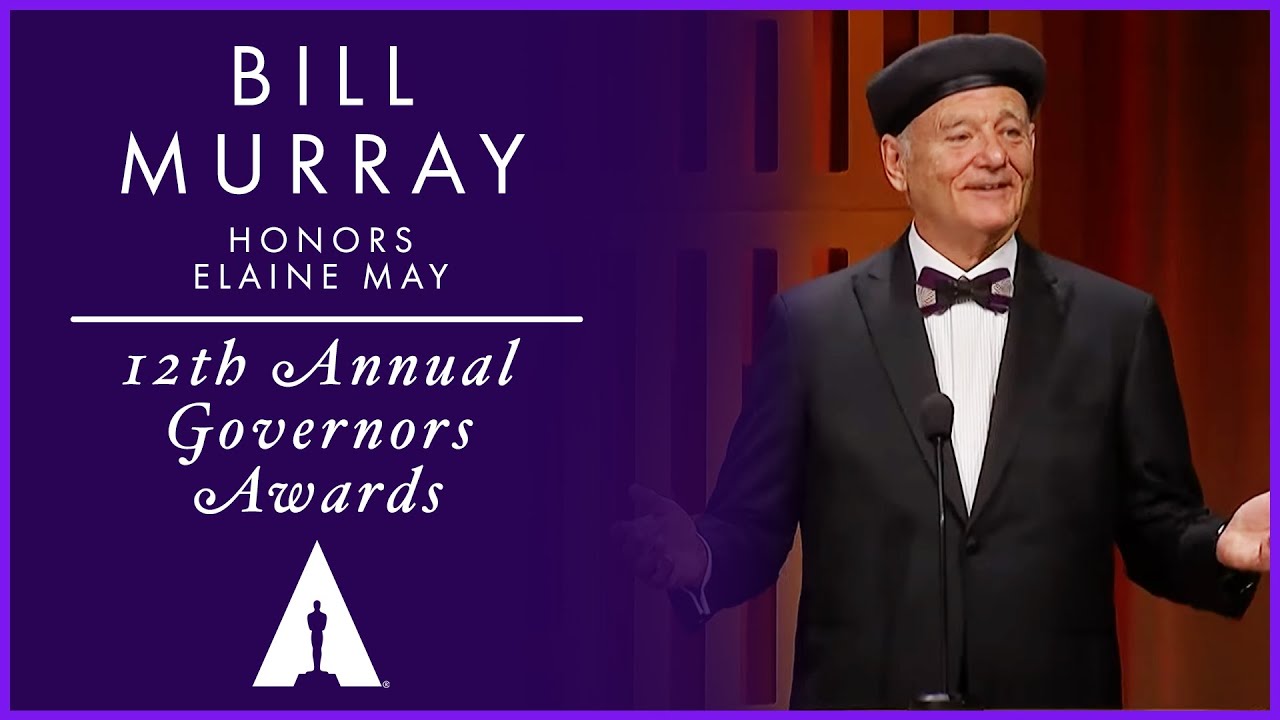 Bill Murray honors Elaine May at the 12th Governors Awards