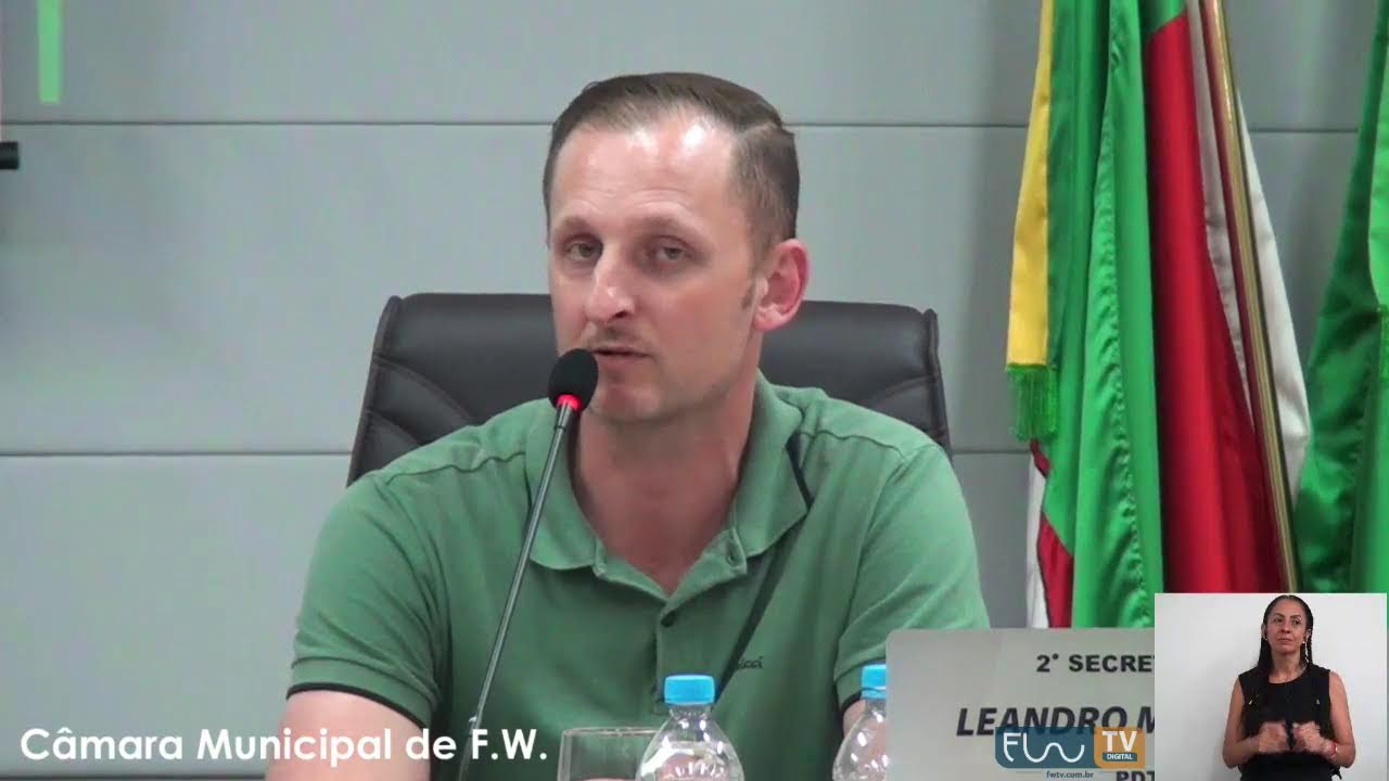 Sessão ordinária 10 de março de 2026 - Câmara de Vereadores FW