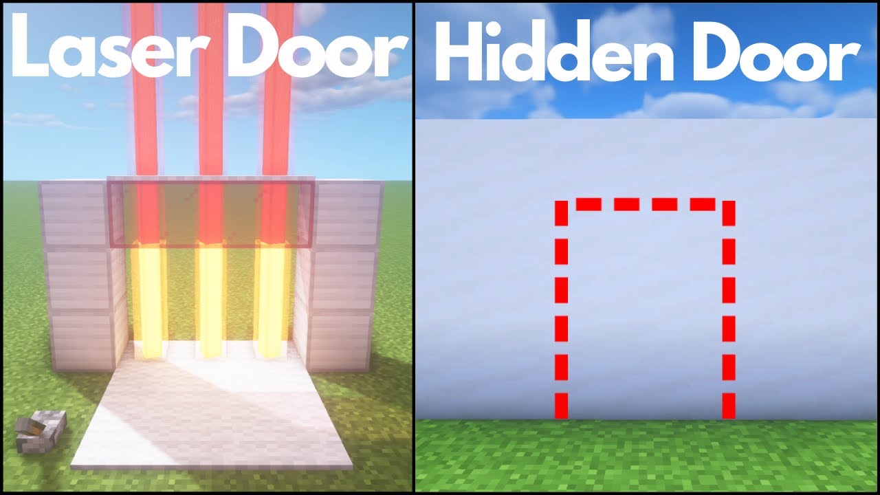 Minecraft: 6 Simple Redstone Doors