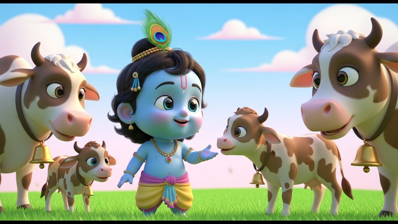 Choti Choti Gaiya, Chote Chote Gwal | छोटी छोटी गैया | #Little Krishna Bhajan - Krishna Bal Leela