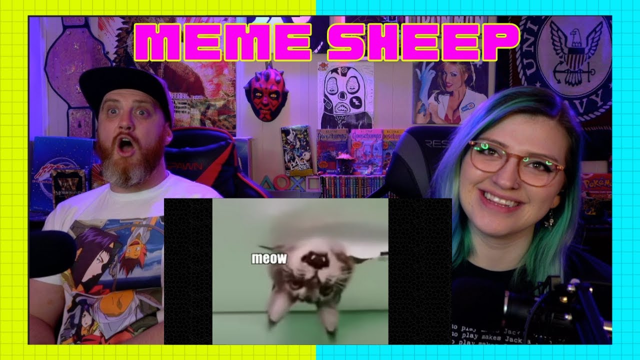 «Проигрышный челлендж «Попробуй не засмеяться»» @TheMemeSheep1 | Реакция HatGuy и Никки