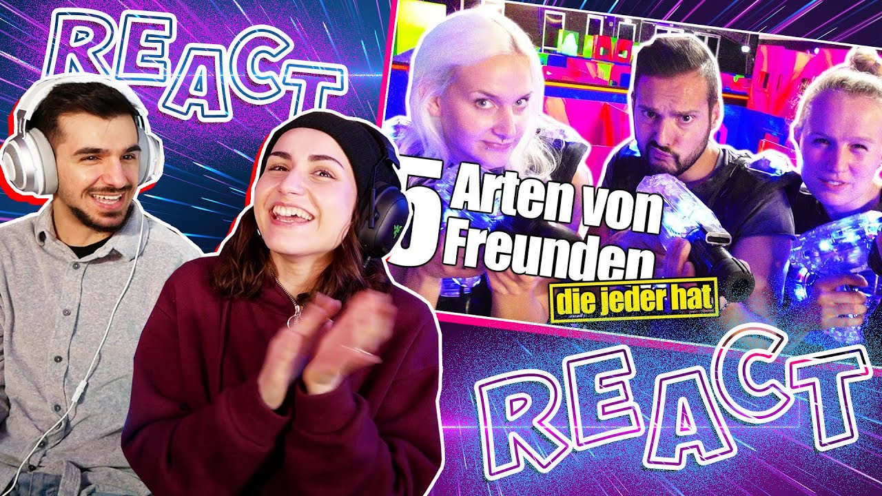 REACTION AUF 5 ARTEN VON FREUNDEN! Kathi ist einfach zu lustig für Dania & Claudio