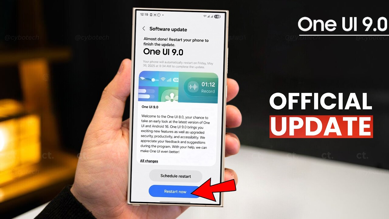 Samsung One UI 9 Android 17 &mdash; ОФИЦИАЛЬНОЕ НЕОЖИДАННОЕ ОБНОВЛЕНИЕ!