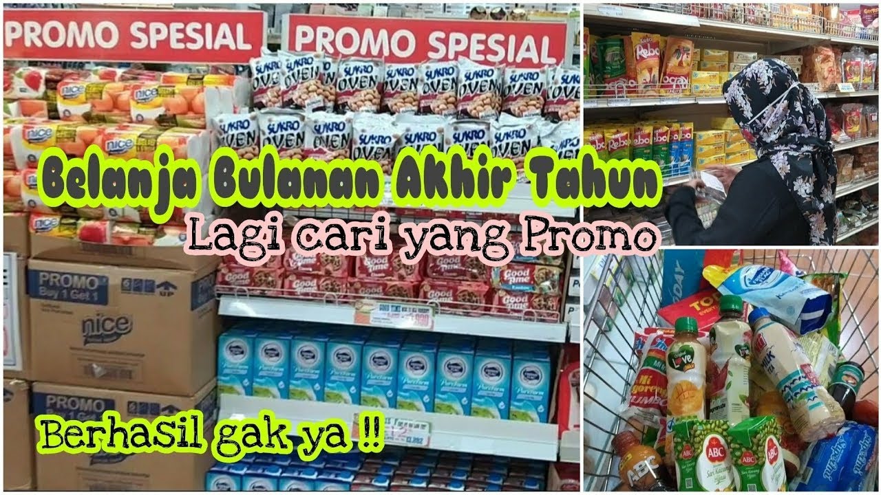 Belanja Bulanan Akhir Tahun || Belanja Bulanan Anak Kost, Mirota Kampus Jogja