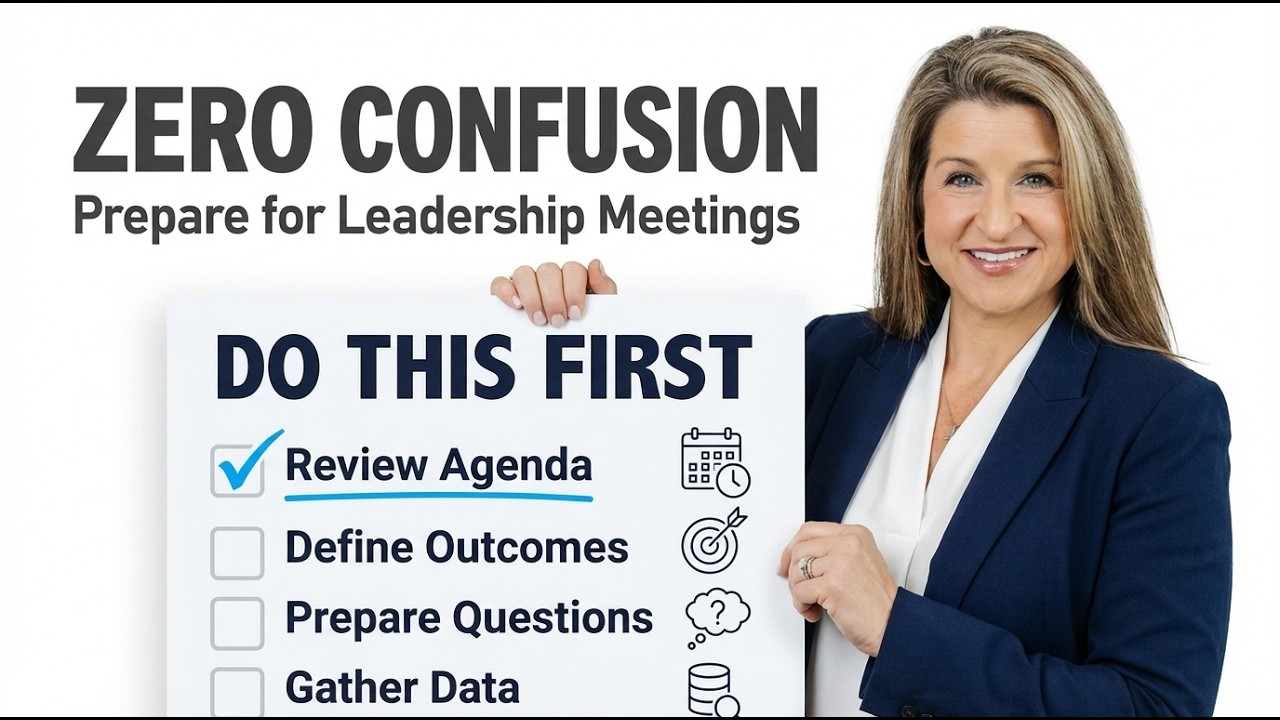 How to Prepare for Leadership Meetings With Zero Confusion (Do This First)