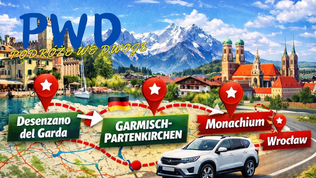 Z Włoch do Polski – powrót przez Garmisch i Monachium 2025