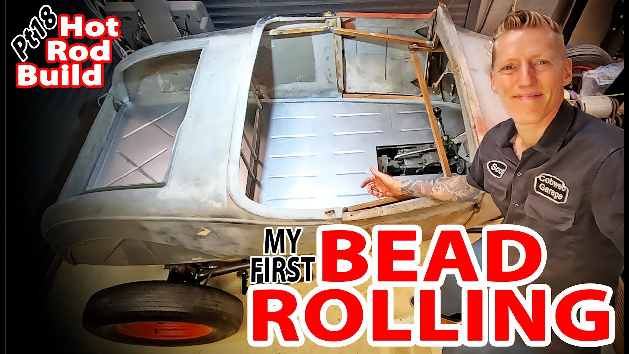 Bead rolling for a beginner...I build a Ford Model A floor - Hotrod Pt18
