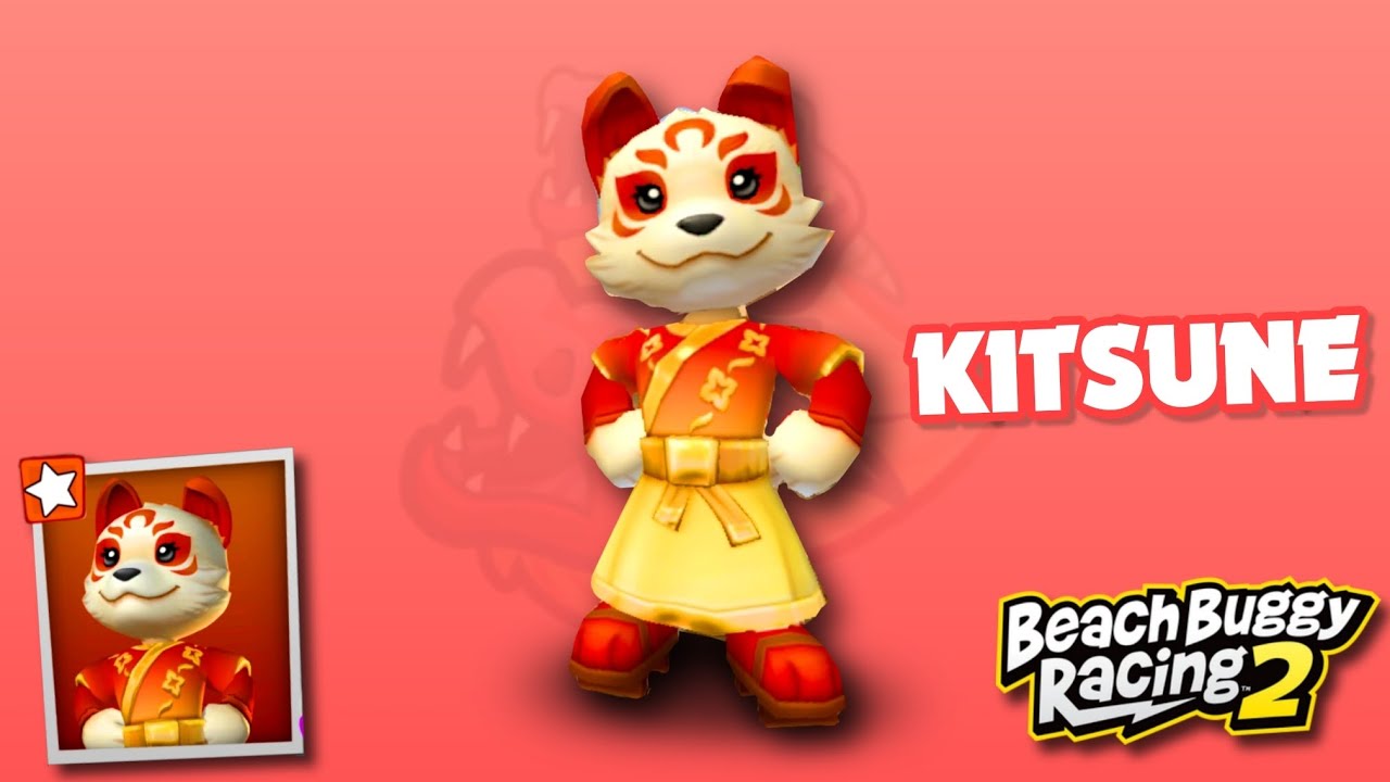Kitsune Outfit Unlock - Cmdr. Nova New Outfit - Beach Buggy Racing 2 || #bbr2