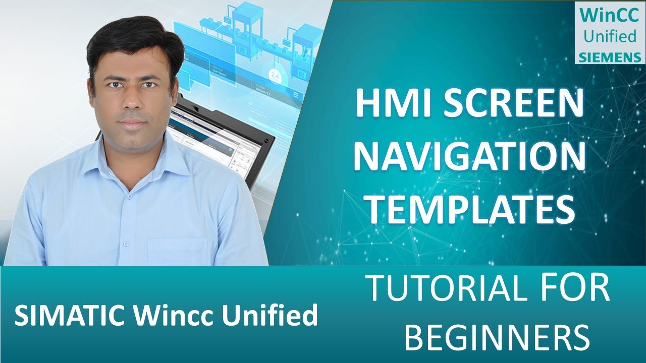 3-Siemens WinCC Unified V20: How to Configure HMI Screen Navigation with Templates