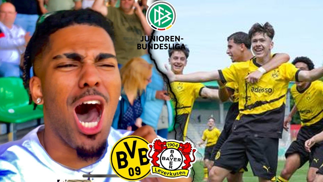 BORUSSIA DORTMUND vs BAYER LEVERKUSEN - U17 BUNDESLIGA FINALE 🐝🏆 | 2x LEVERKUSEN MOVE 🚨🤷🏽‍♂️