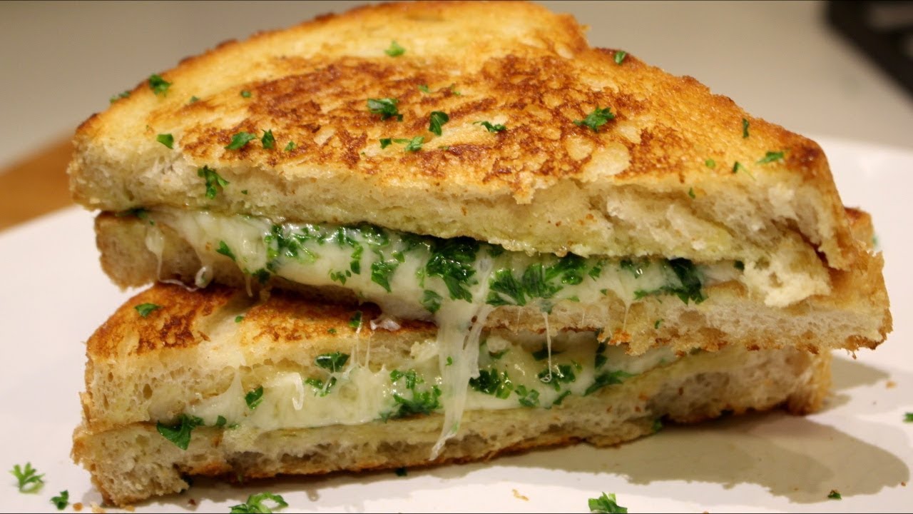 Grilled Cheese Garlic Bread French Toast