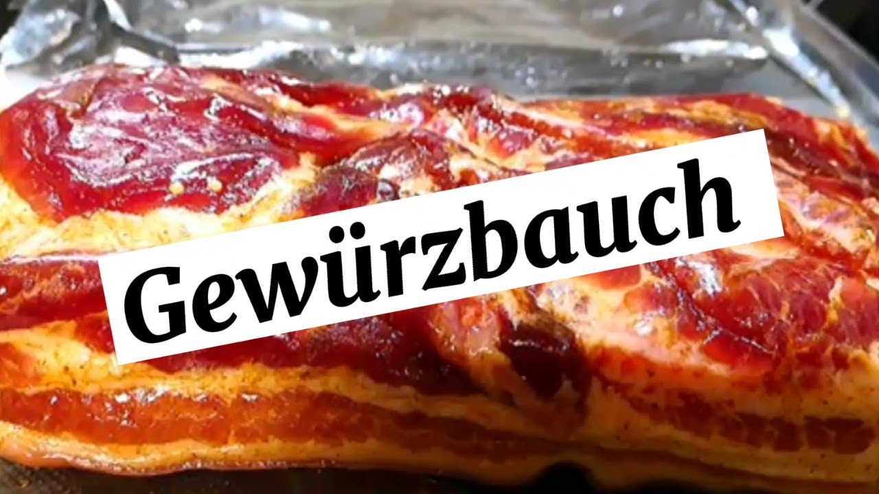 Gew&uuml;rzbauch selber machen - schnell gemacht.