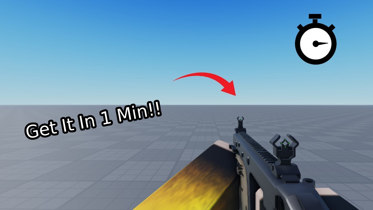 [OUTDATED] How To Get FPS Guns In Less Than A Minute! - Roblox Studio