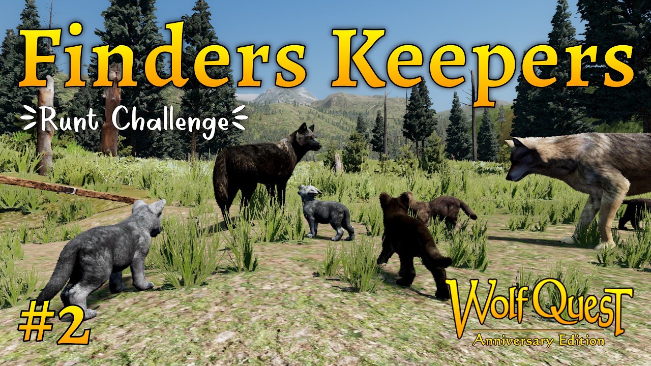 Twilight’s First Litter: First Steps into the Wild 🐾 Finders Keepers Pack #2 -  WolfQuest Runt Saga