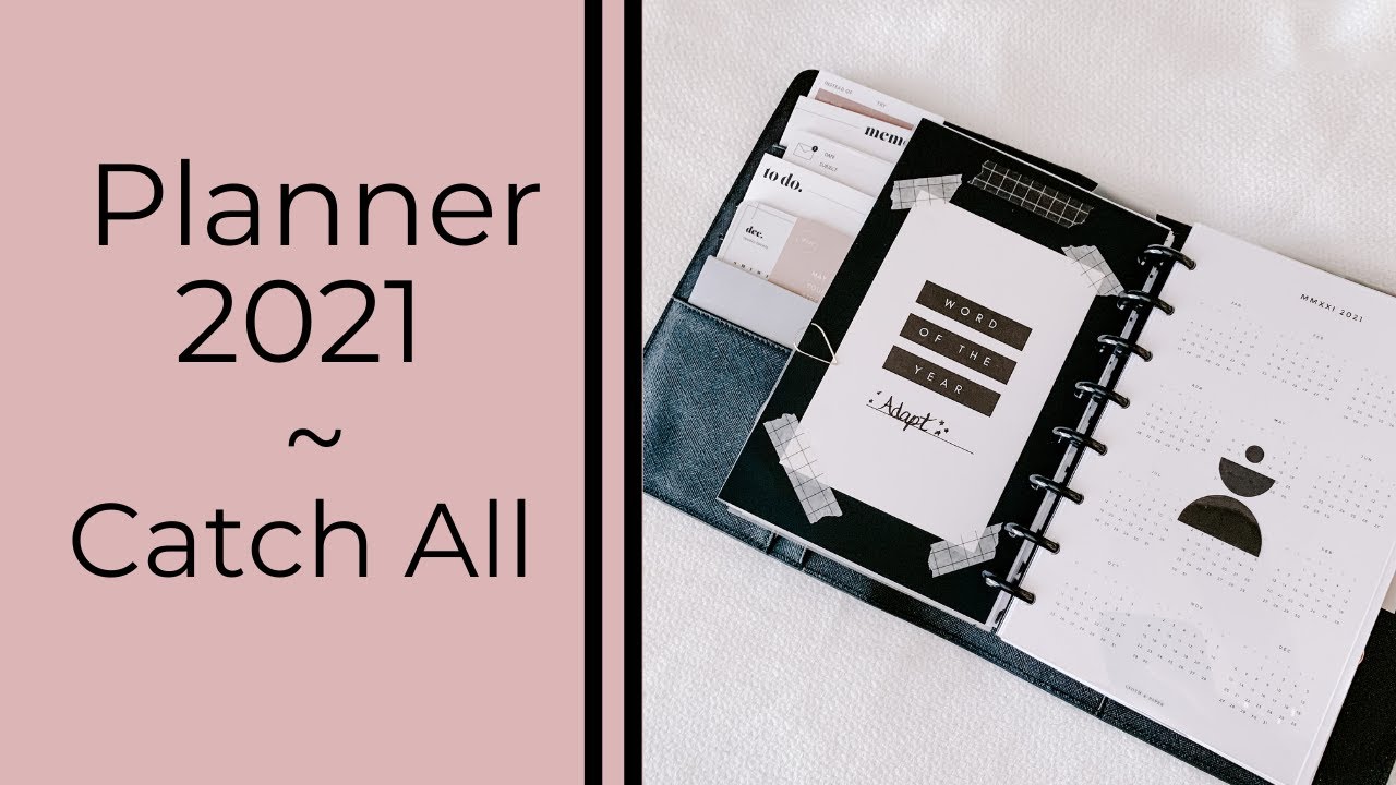 CATCH-ALL PLANNER || Half Letter || Planner Set Up 2021