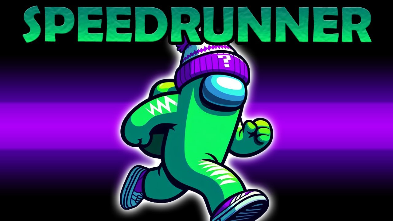 Virei o SPEEDRUNNER e CORRO CONTRA O TEMPO no Among Us Mod