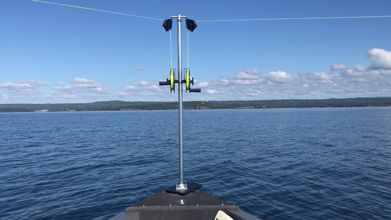 SUBSCRIBE : 612outdoors.com - Big Jon Mast and Dual Cannon Planer Boards #fishing #diy #lund #fish