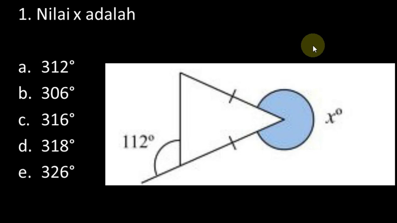 Cukup 5 Menit Kuasai Semua Soal-Soal Sudut UTBK
