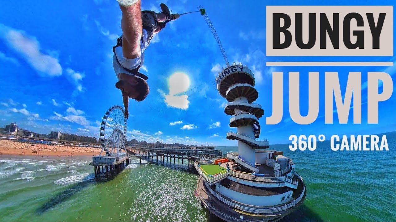 BUNGY Jumping Scheveningen 2021 | 360° camera footage