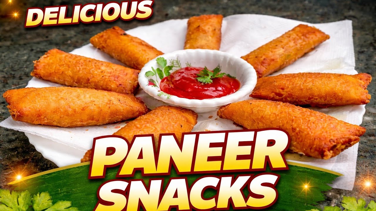 Paneer Snacks || Crunchy &  Crispy || Homemade Recipe 