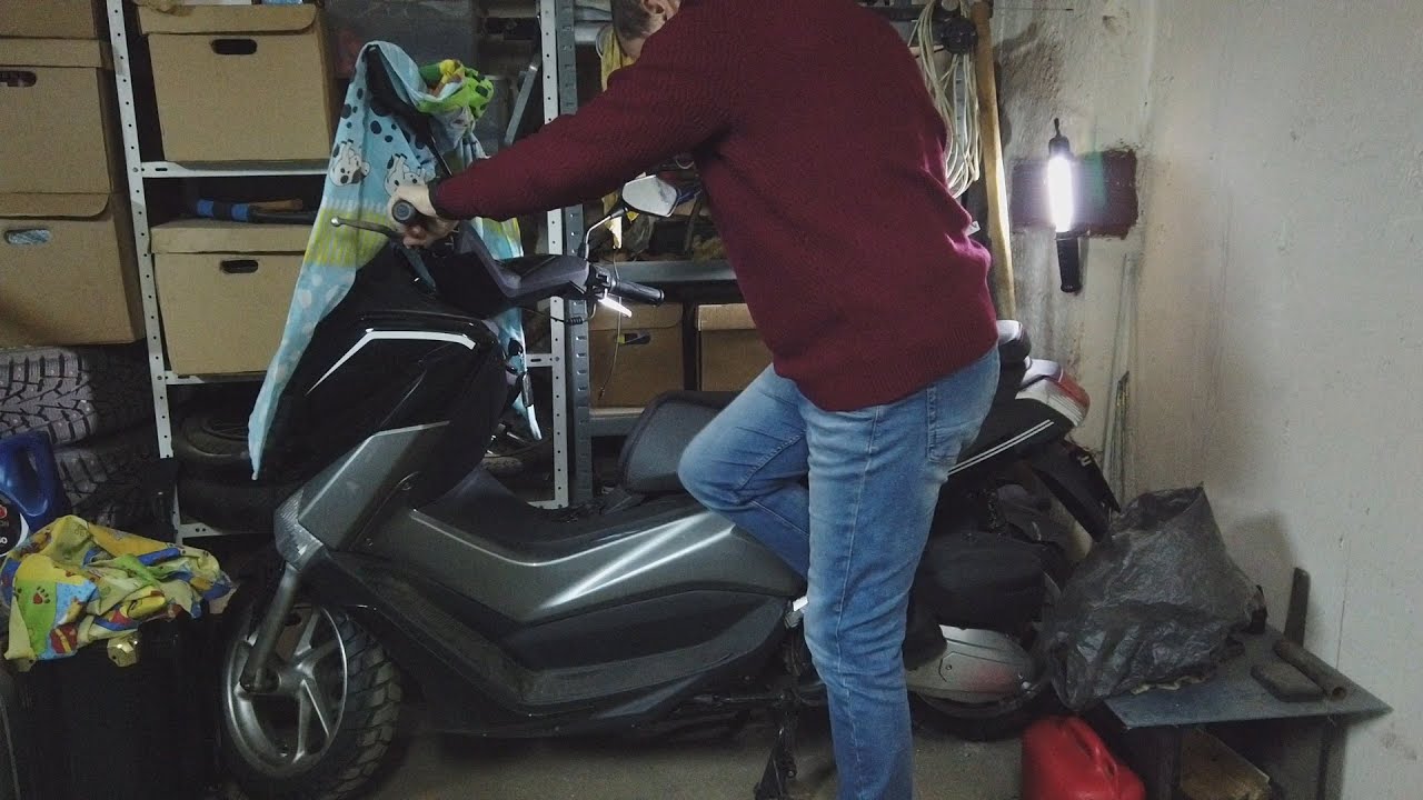 QUANTUM-50 /Завёл скутер без АКБ/Заказал заднюю спинку/ (Реплика Yamaha Nmax)