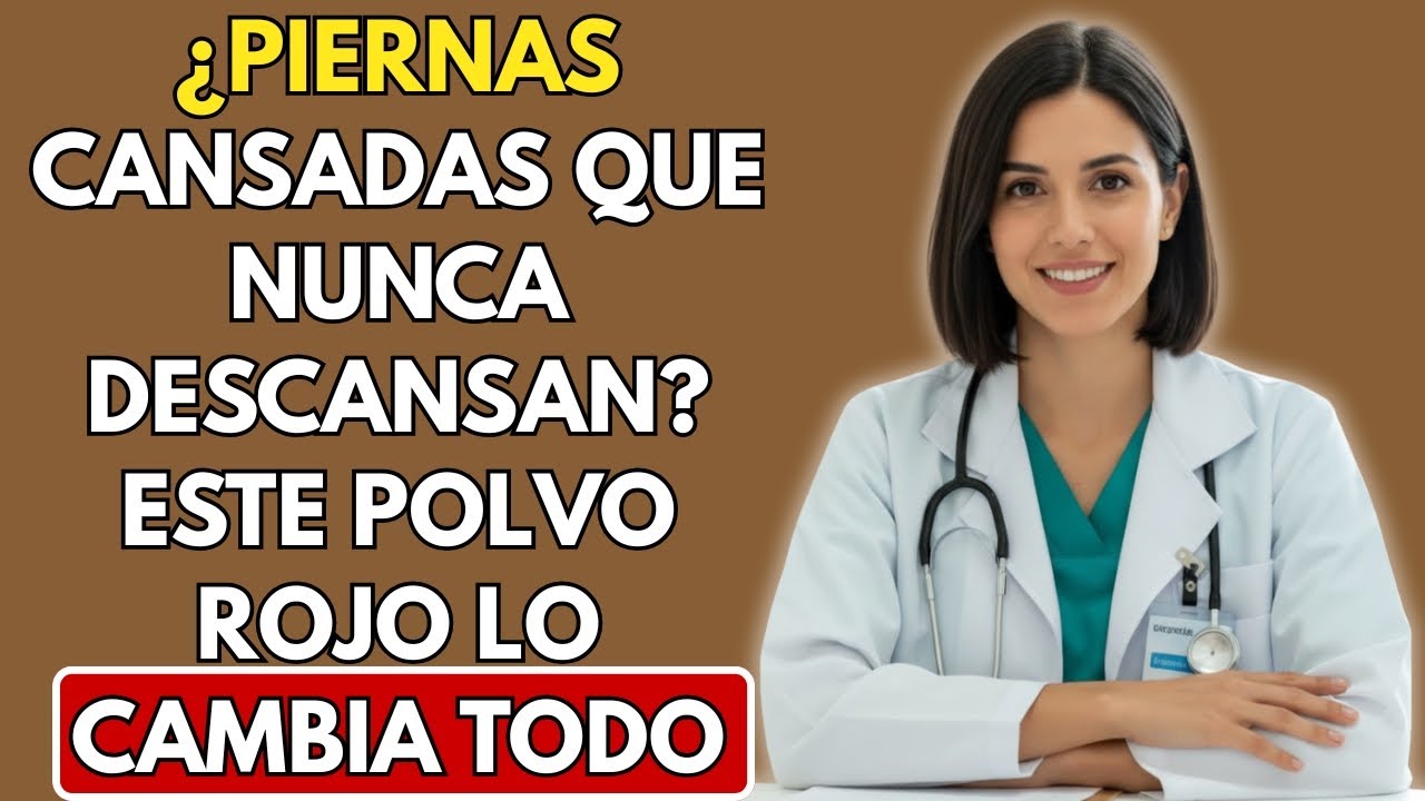 Descubre el Polvo Rojo que Mejora la Circulación y Alivia Piernas Cansadas Rápido