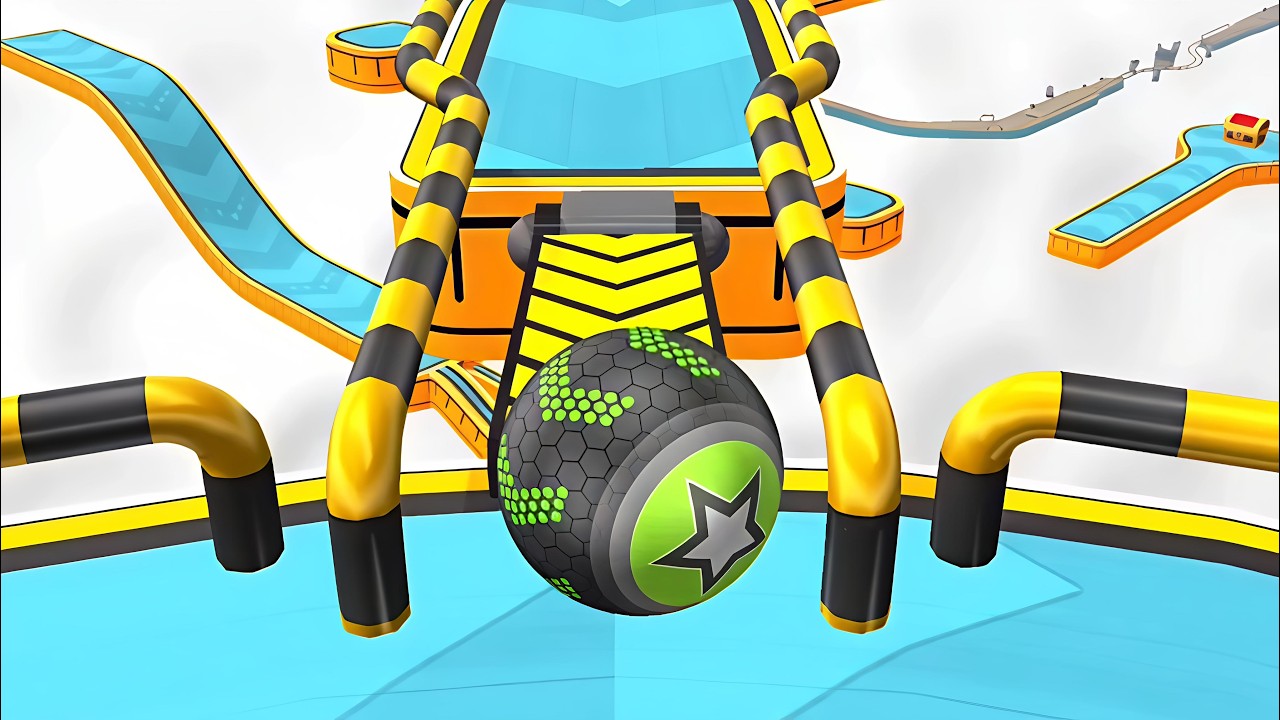 Going Balls, SpeedRun, Going Balls Portal Level Walkthrough ASMR gameplay, Ios Max Levels run