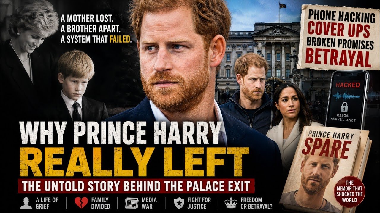 Why Prince Harry Really Left the Royal Family | The Untold Story Behind the Palace Exit.
