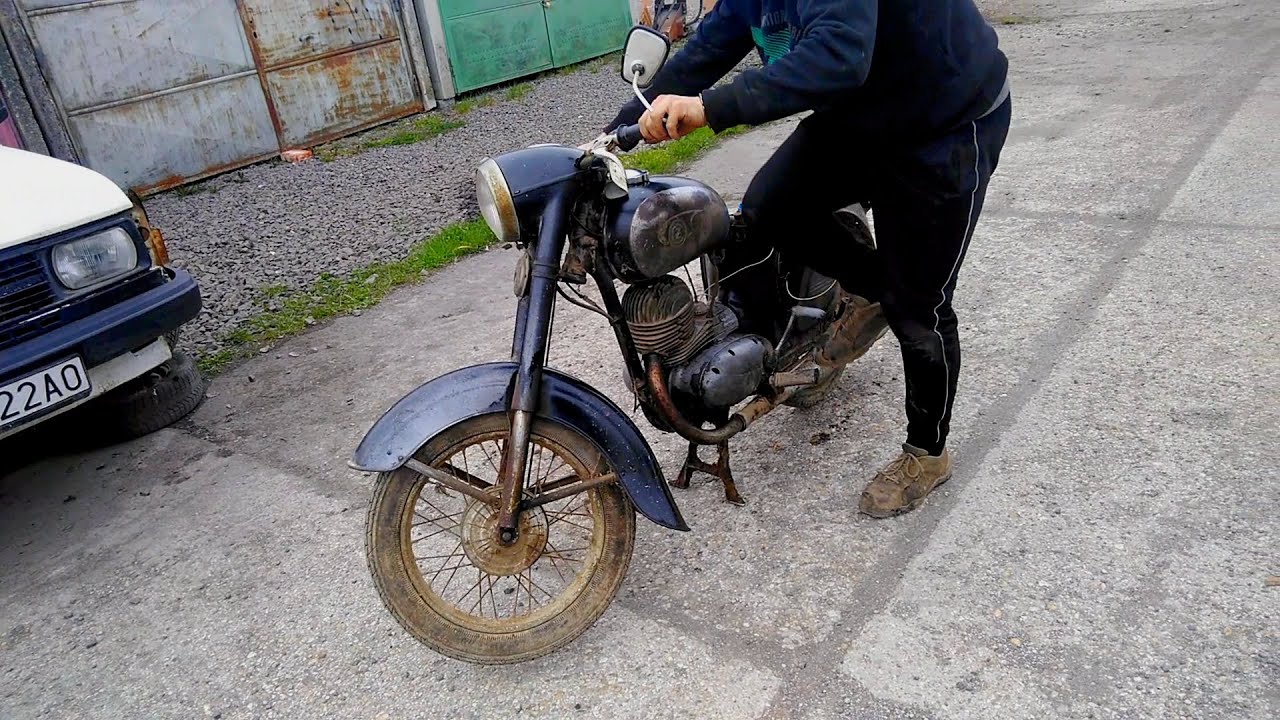 ČZ 175/450 - Prvý štart po 7 rokoch