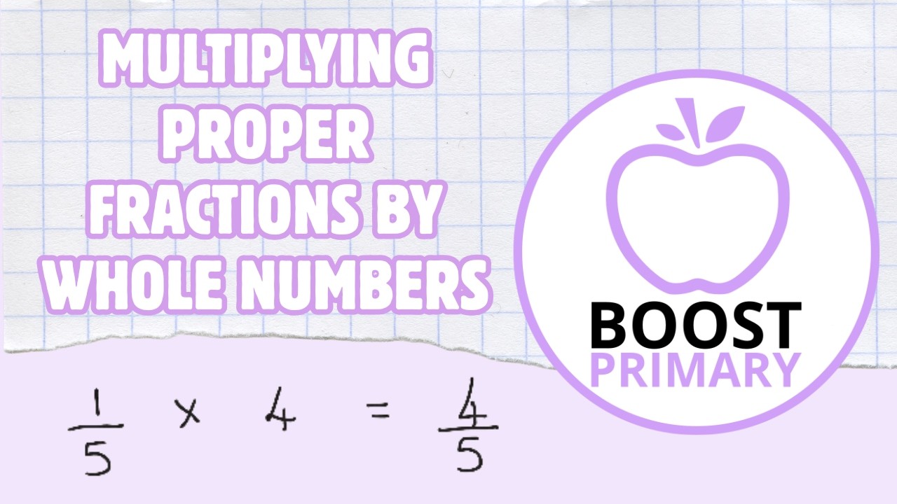 Multiplying Proper Fractions by Whole Numbers | Year 6 Maths | Boost Arithmetic