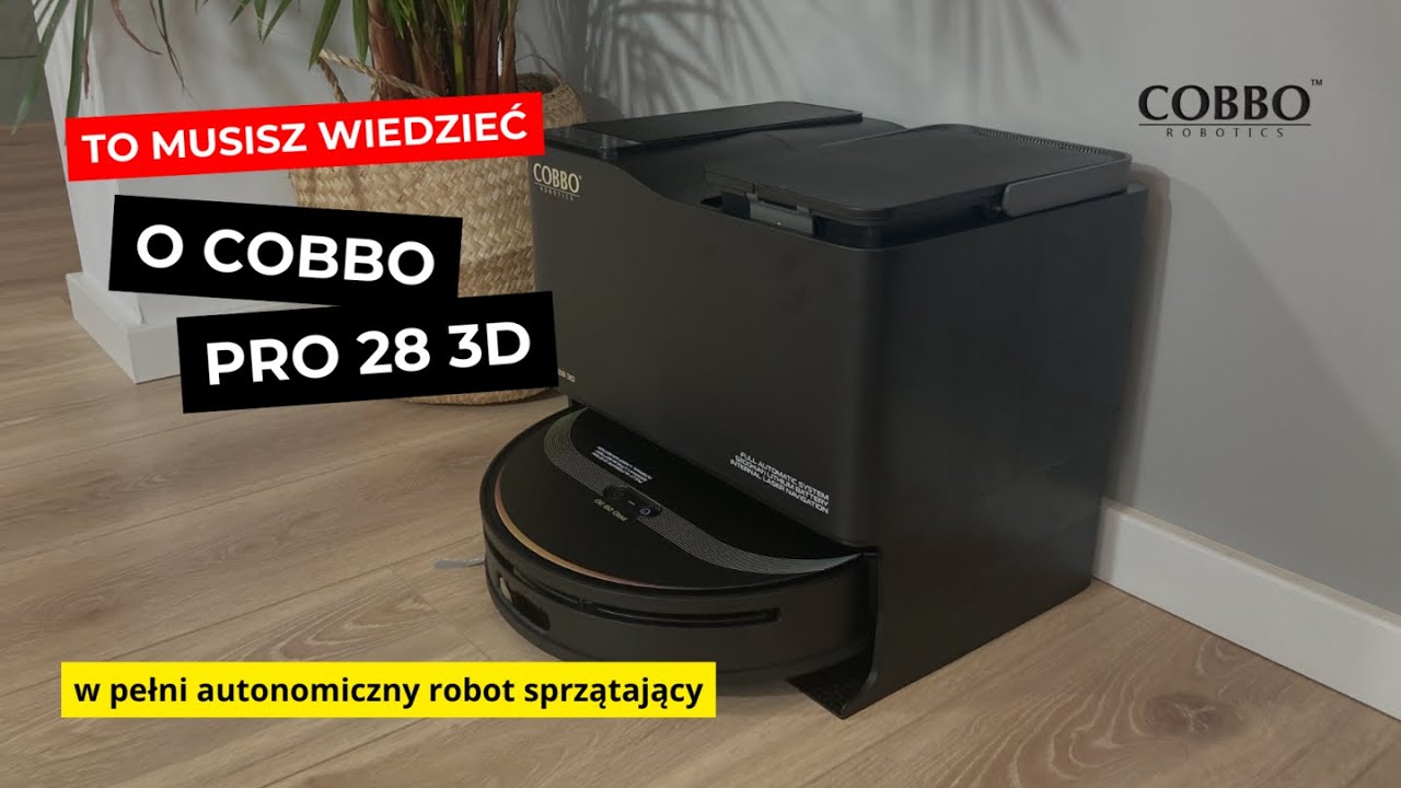 Dlaczego warto wybrać Robota sprzątającego COBBO PRO 28 3D? 😎
