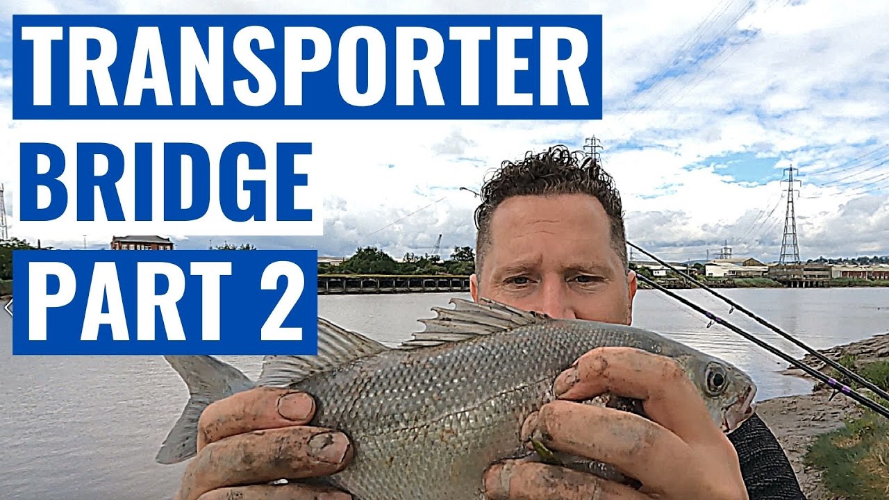 Sea Fishing on the tidal River Usk at Newport Transporter Bridge, South Wales - PART 2