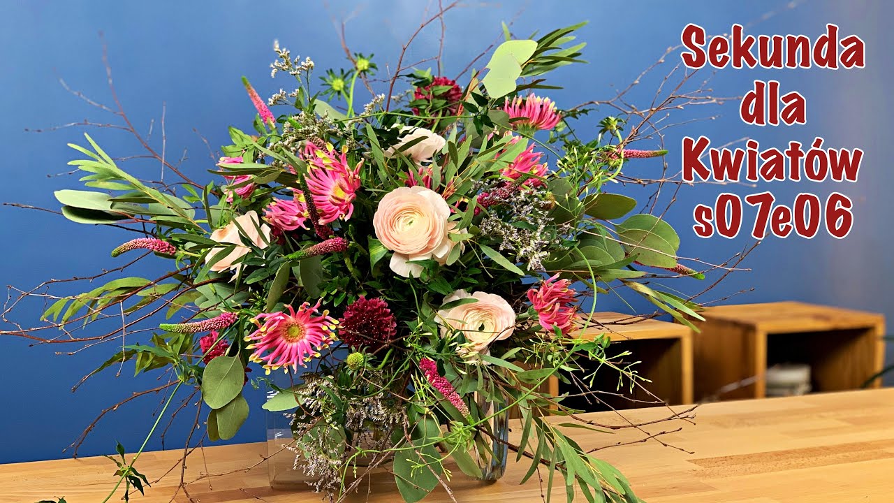 Sekunda dla Kwiatów S07 E06 wiosenny bukiet na kryzie (DIY: spring bouquet on the flange)