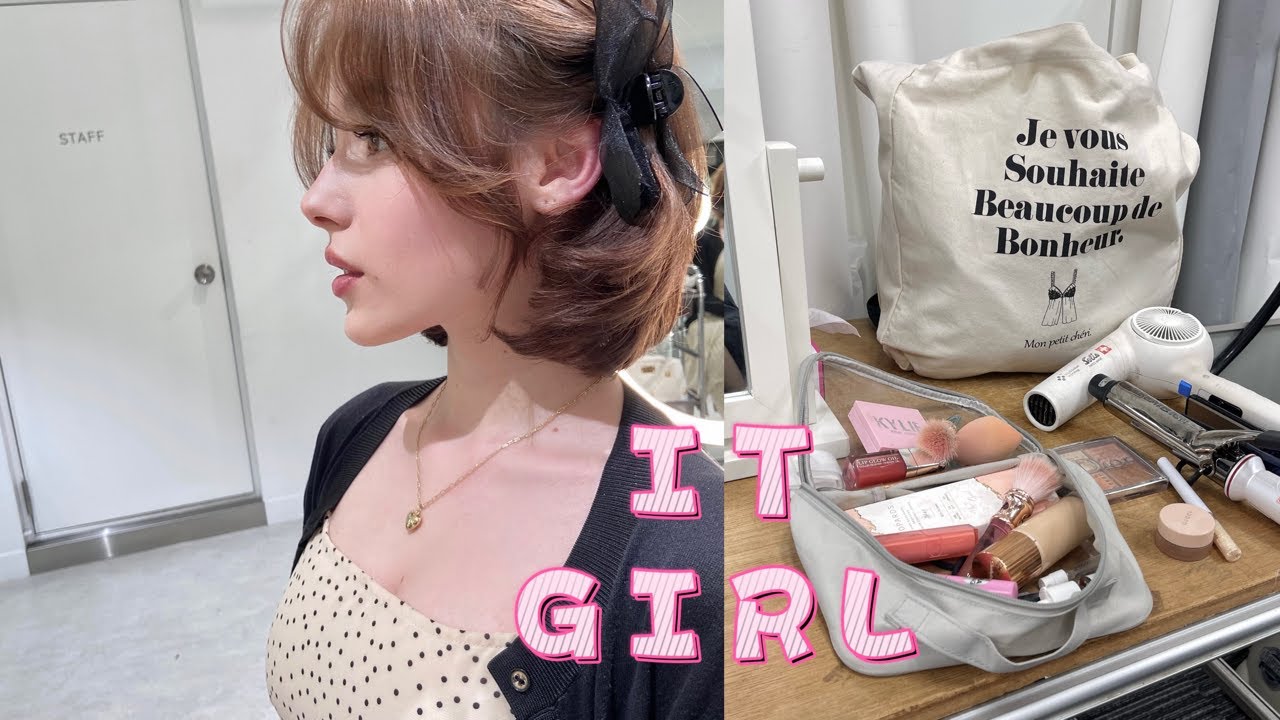 becoming TOKYO IT-GIRL  🎀🖤💋 first-time modeling + hair styling tips | japan chapters, season 2✨