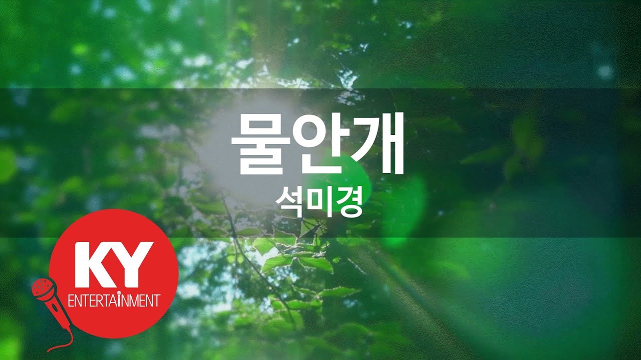 [KY ENTERTAINMENT] 물안개 - 석미경 (KY.1174) / KY Karaoke