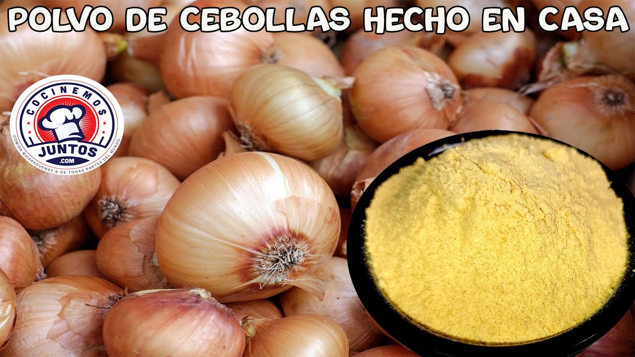 Como hacer polvo de cebollas. Mejor que los que venden en supermercados