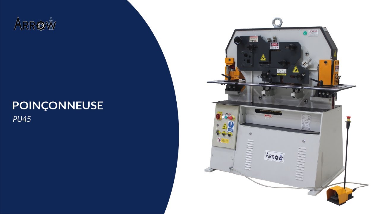 DIDELON MACHINES OUTILS - POINÇONNEUSE PU45 - ARROW