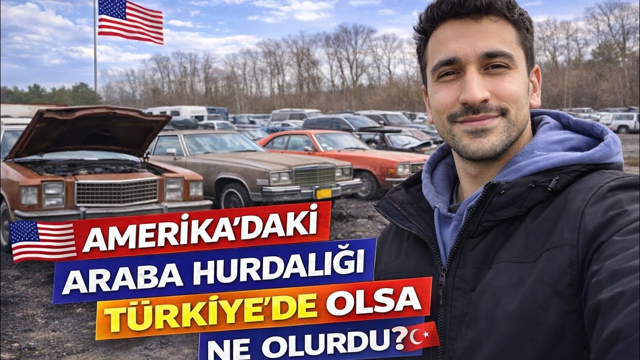 AMERIKA’DA ARABA HURDALIGI ! | JUNK YARD IN AMERICA !