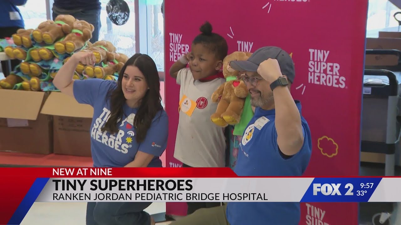 Pediatric patients inducted as Tiny Superheroes
