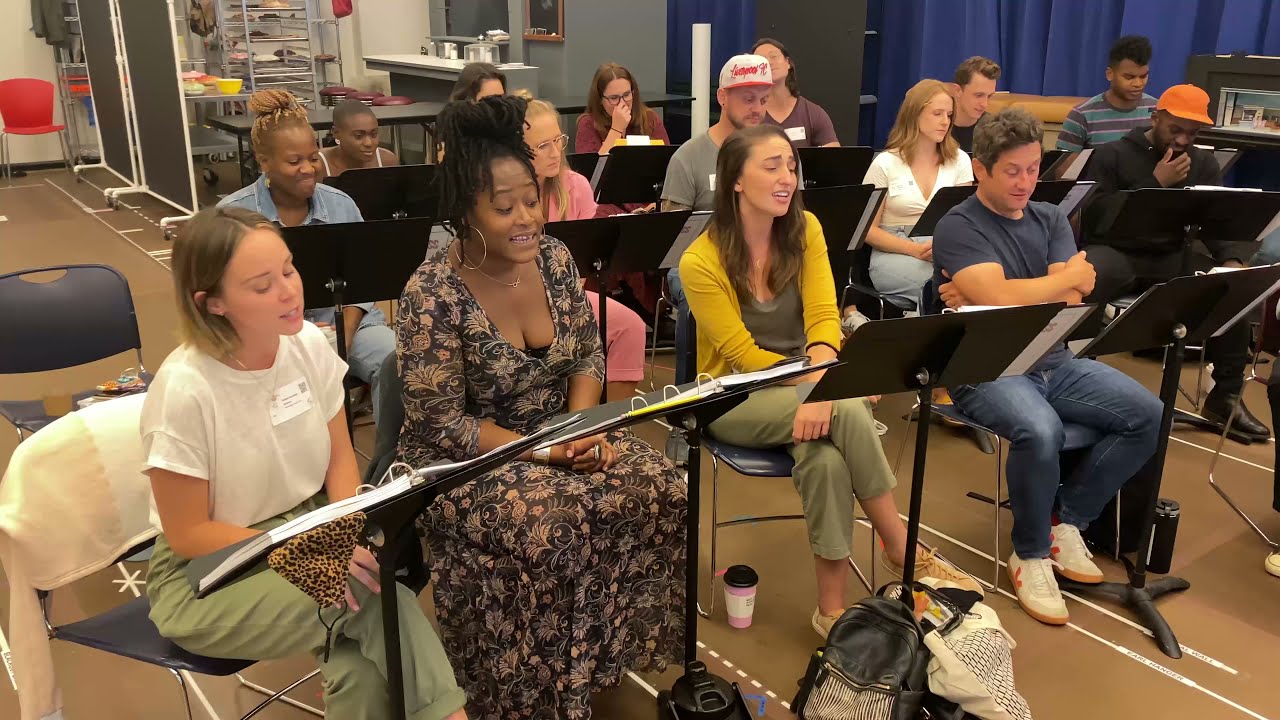 Watch Sara Bareilles and the Cast of Broadway's Waitress Joyfully Rehearse 'Opening Up'