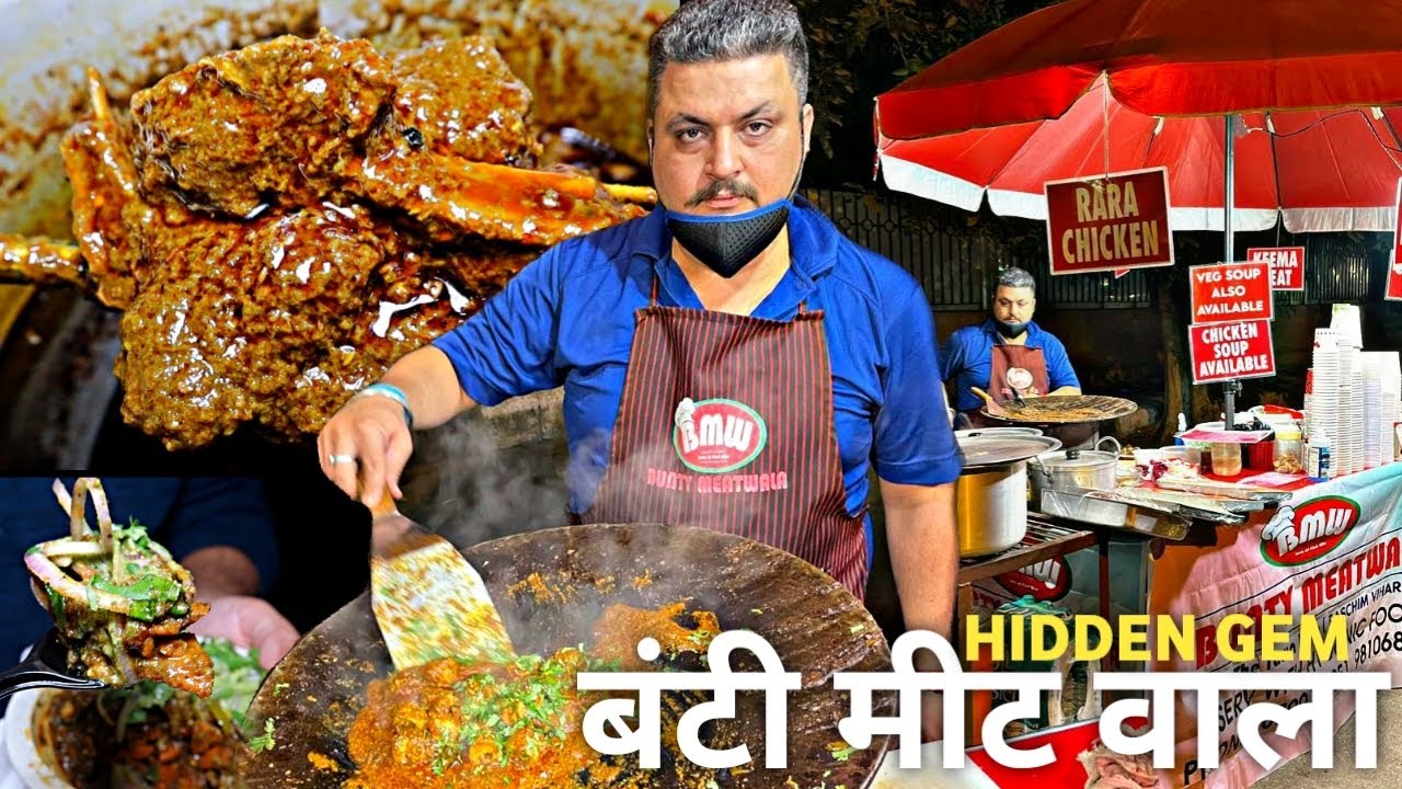 Paschim Vihar wale BUNTY ka Saag Meat, Mutton Keema Kachori  🍖🔥🍖