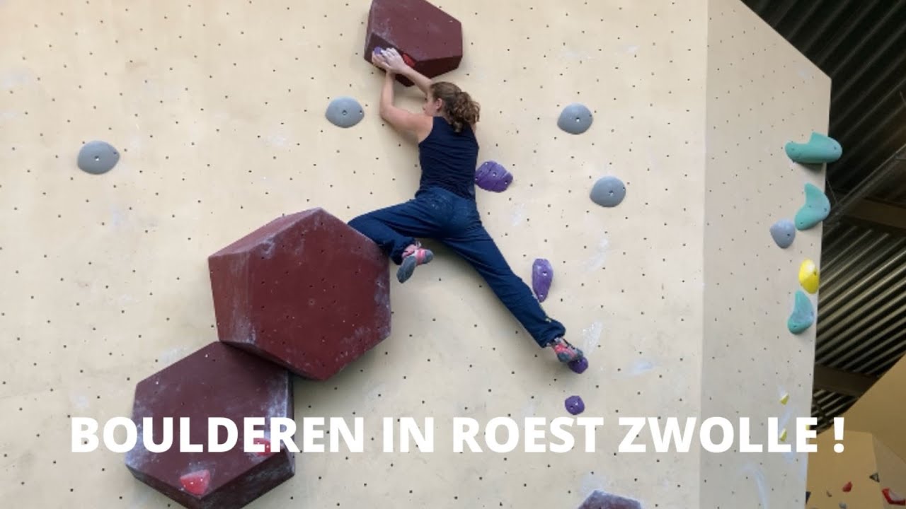 Bouldering at bouldergym Roest Zwolle #14